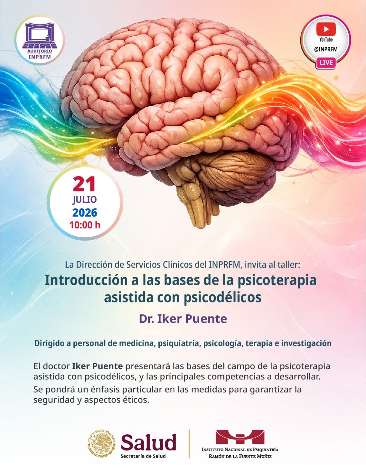 Conferencia INPsiq CDMX 21-7-2026